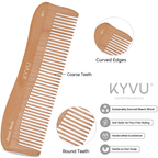 Large Wooden Coarse-Tooth Comb – Hairdressing Comb (W1)