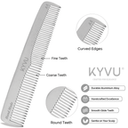 Classic Aluminium Dual-Tooth Comb – Hairdressing Comb (A5)