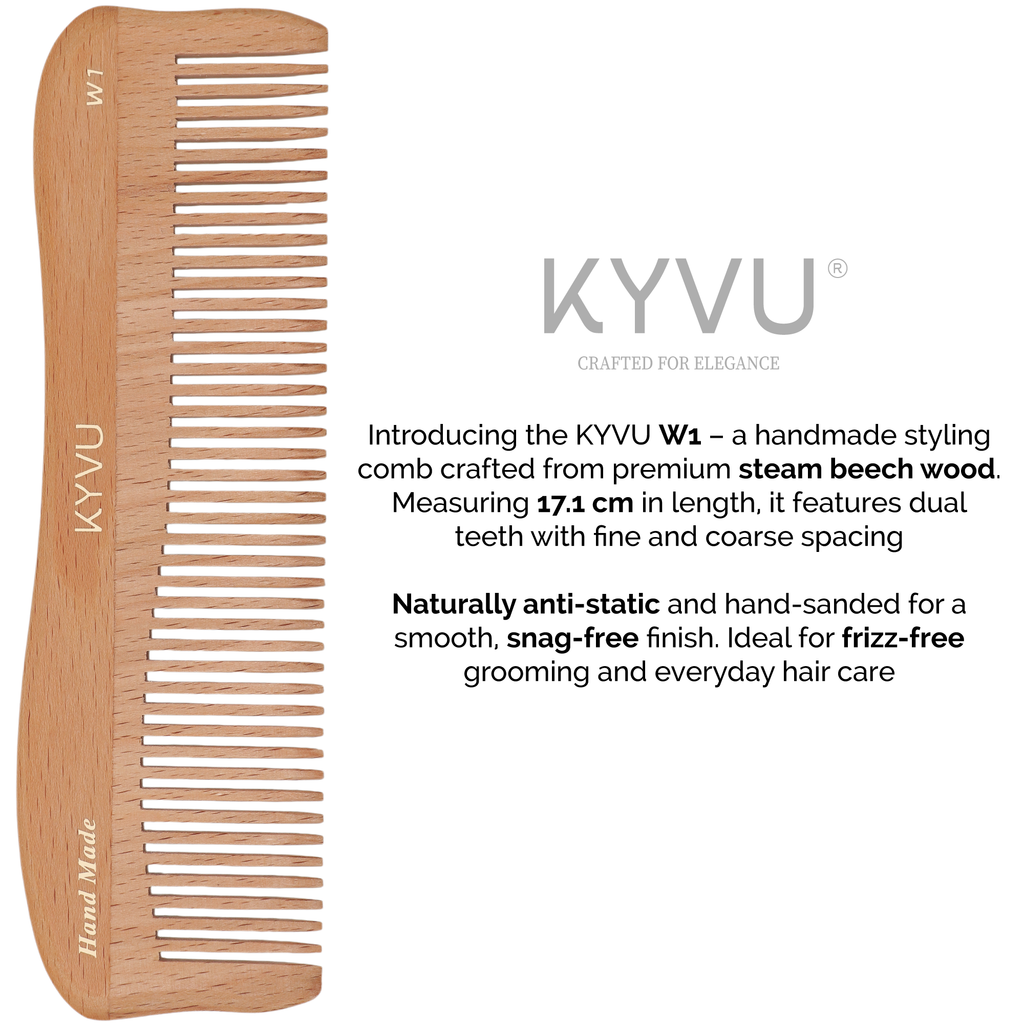 Large Wooden Coarse-Tooth Comb – Hairdressing Comb (W1)