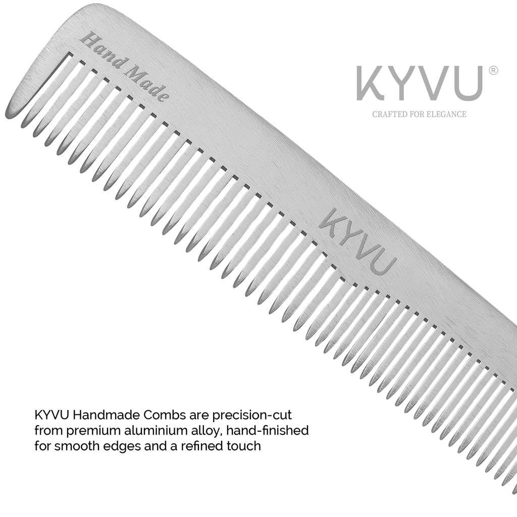 Classic Aluminium Dual-Tooth Comb – Hairdressing Comb (A5)