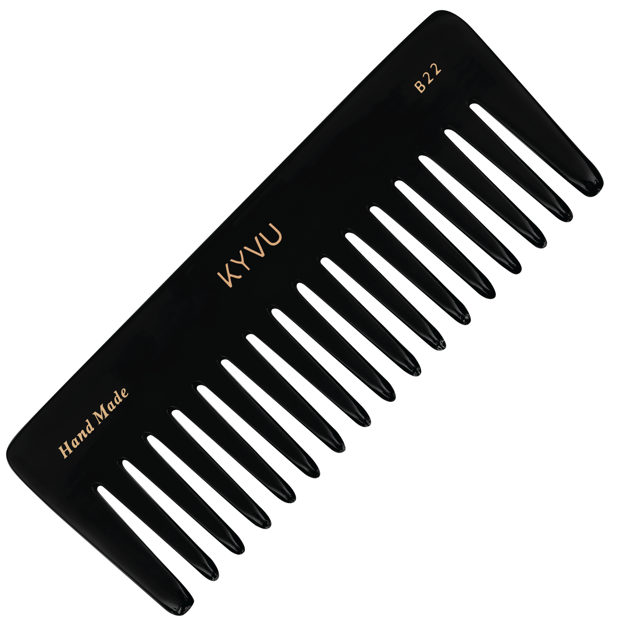 Handmade 15.6 cm Wide-Tooth Detangling Comb (B22)