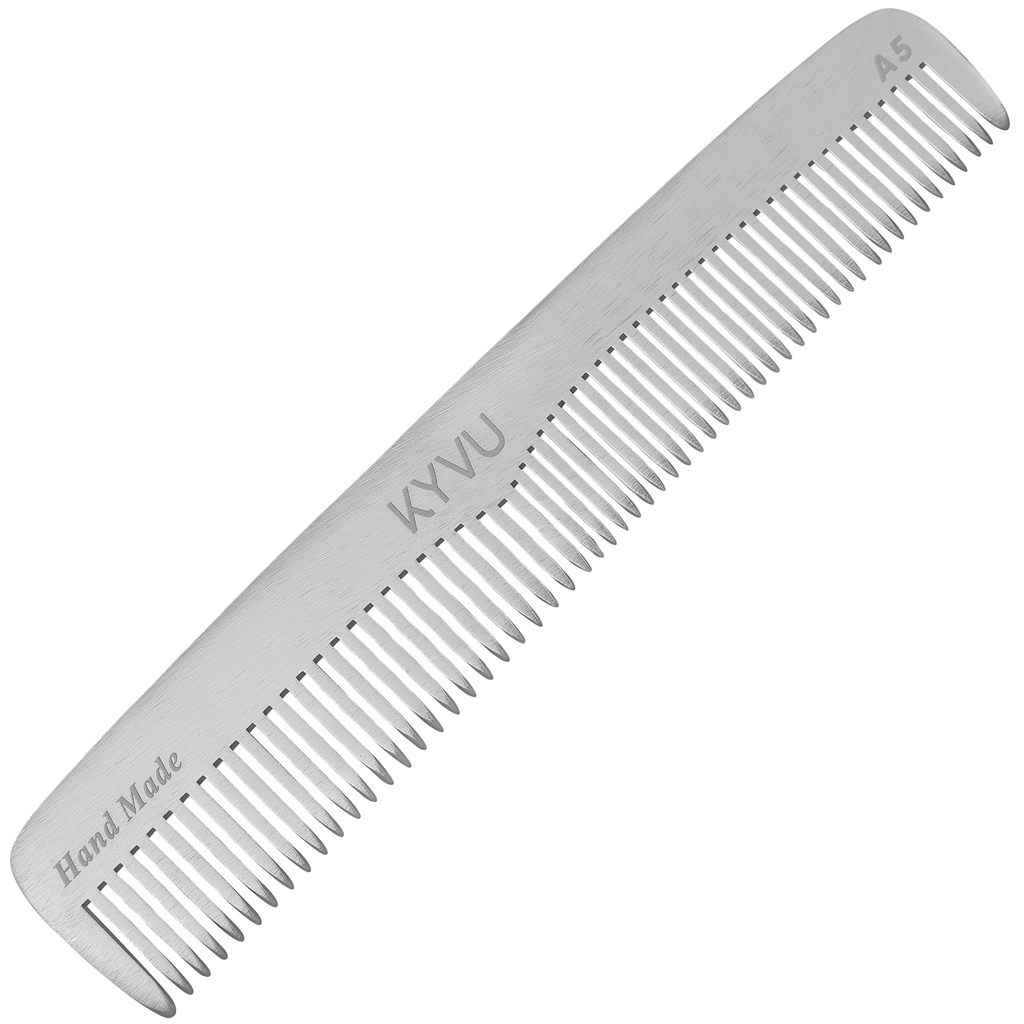 Classic Aluminium Dual-Tooth Comb – Hairdressing Comb (A5)