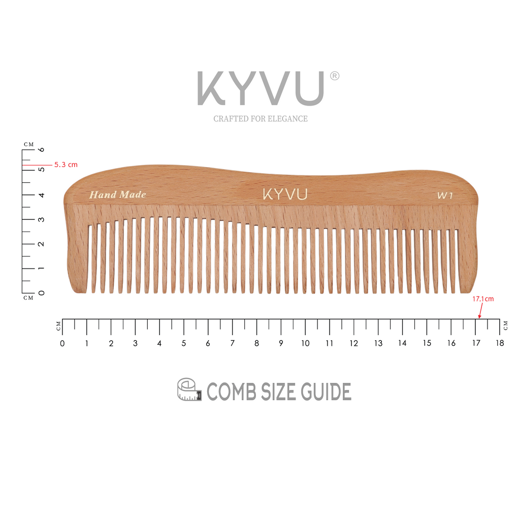 Large Wooden Coarse-Tooth Comb – Hairdressing Comb (W1)