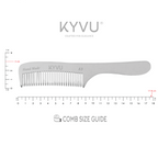 Large Aluminium Coarse-Tooth Comb – Styling Comb with Handle (A3)