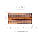 Handgefertigter 9,4 cm Mikrozahn-Kopfhautkamm (T20)