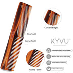 Handmade 16.6 cm Compact  Grooming Comb (T12)